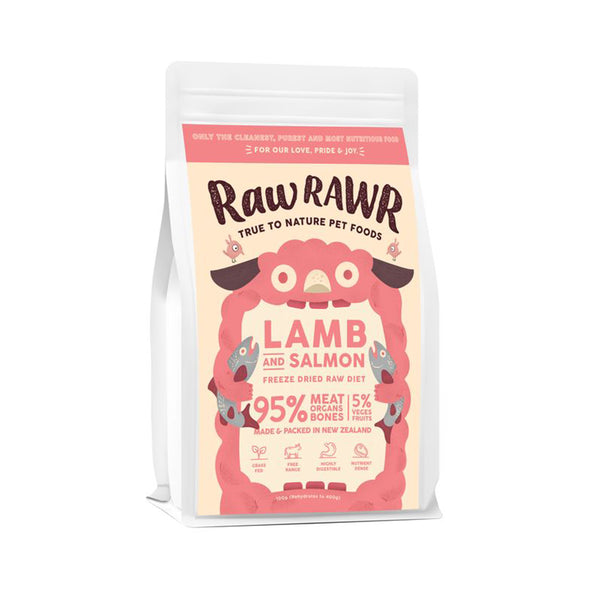 Lamb & Salmon Raw Freeze Dried Dog & Cat Food