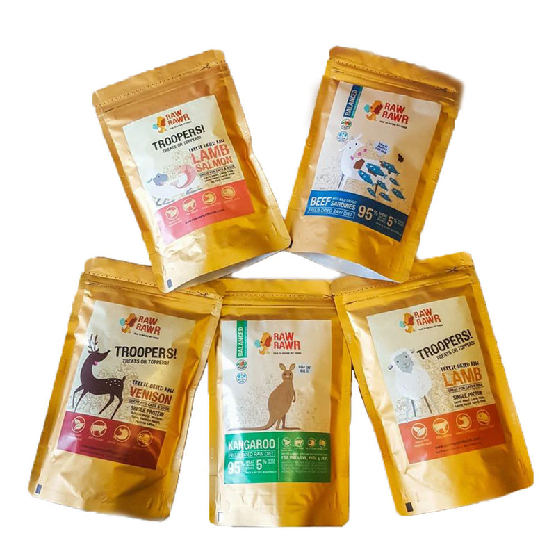Troopers Freeze Dried Beef and Wild Sardines Dog Treats