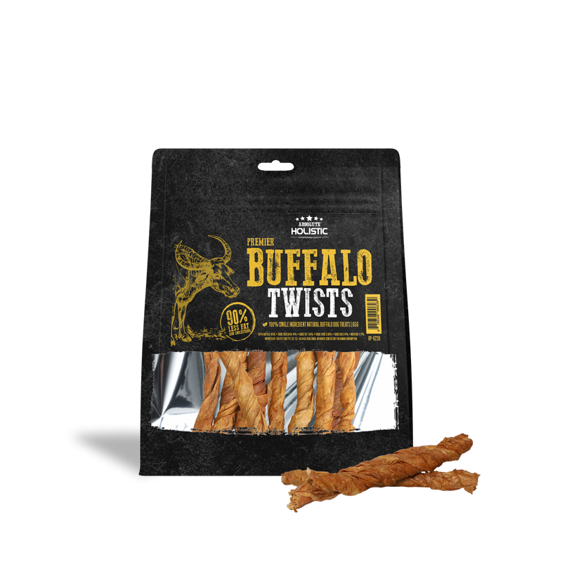 Air Dried Premier Buffalo Twists Dog Treats