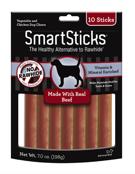 Beef Smart Sticks Chew Dog Treats
