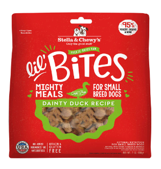 Lil Bites Dainty Duck Recipe Freeze Dried Raw Dog Food