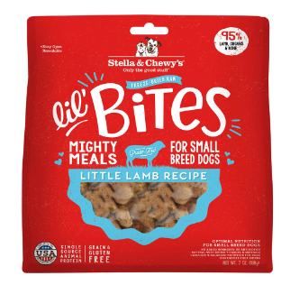 Lil Bites Little Lamb Recipe Freeze Dried Raw Dog Food