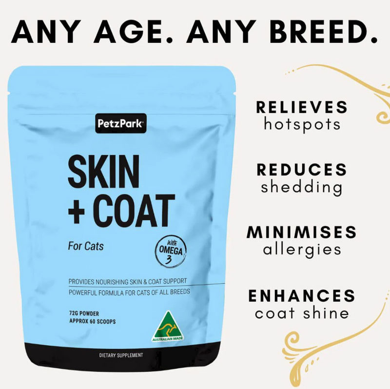 Skin+Coat with Omega 3 For Cats