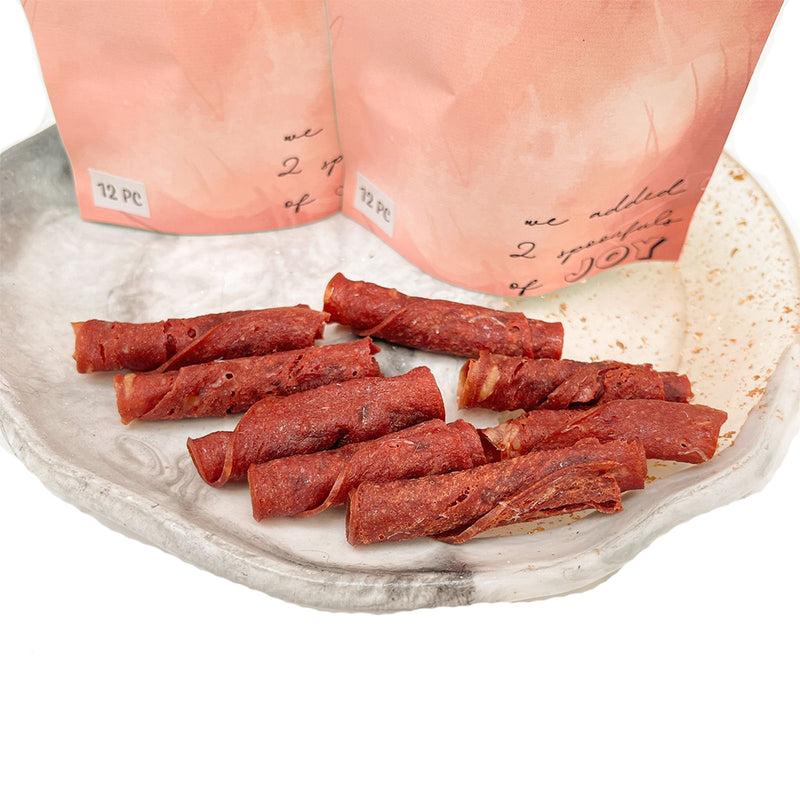 Smoked Beef Rolls Dog Treats