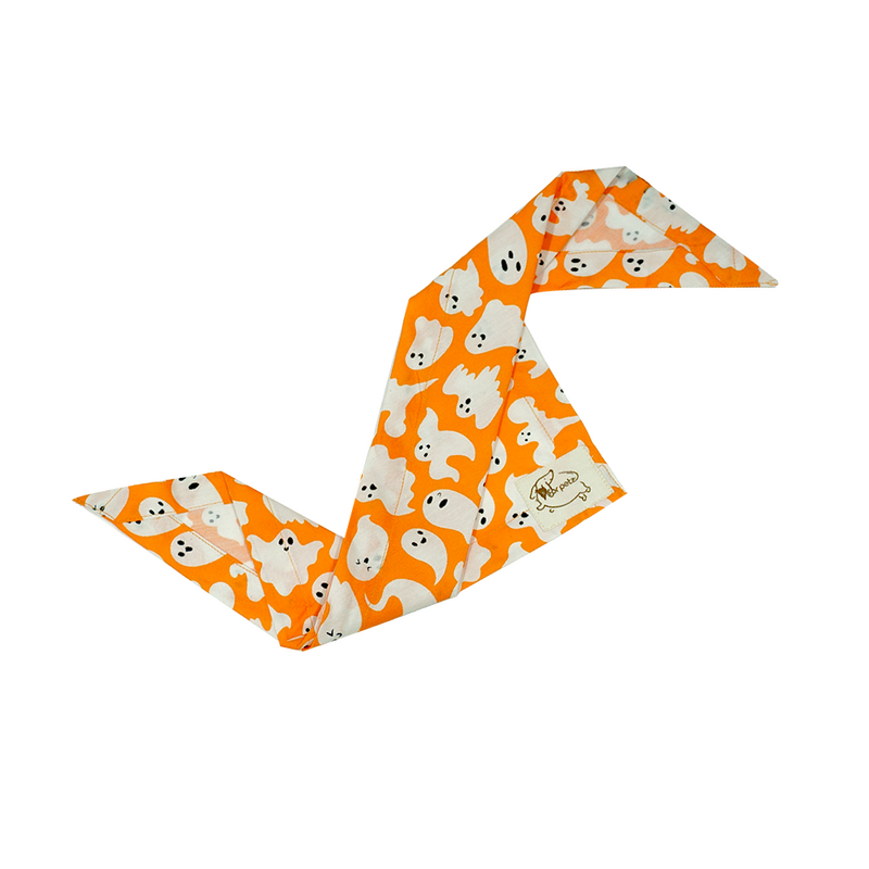 Spooky Ghost Bandana For Pets