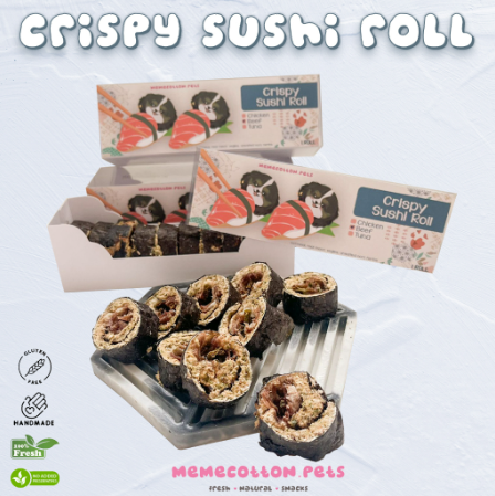 Beef Crispy Sushi Roll Dog Treats