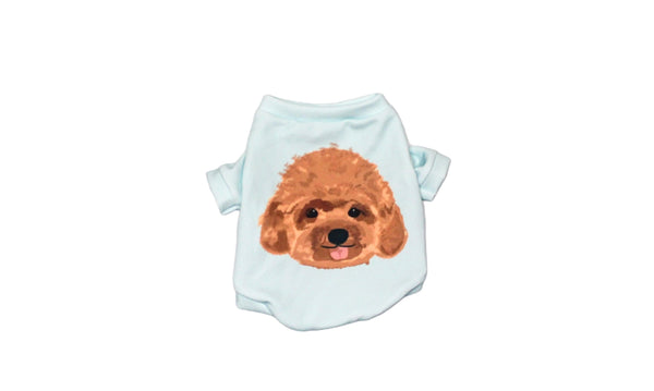 Red Toy Poodle T-Shirt Dog and Cat Apparels
