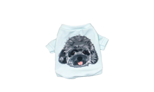 Silver Poodle T-Shirt Dog and Cat Apparels