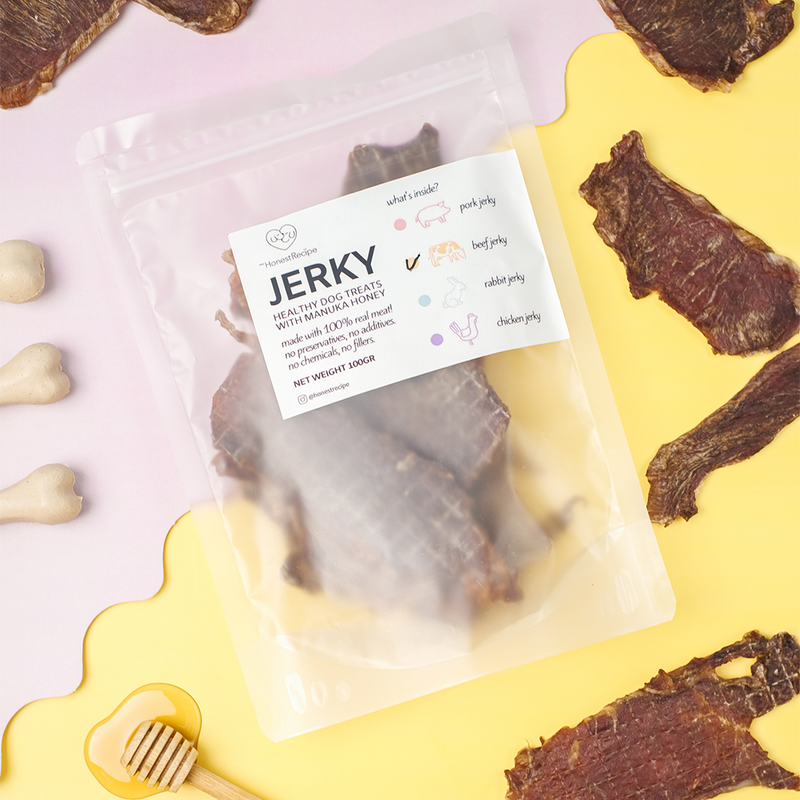 Beef Jerky With Manuka Honey Healthy Dog Treats