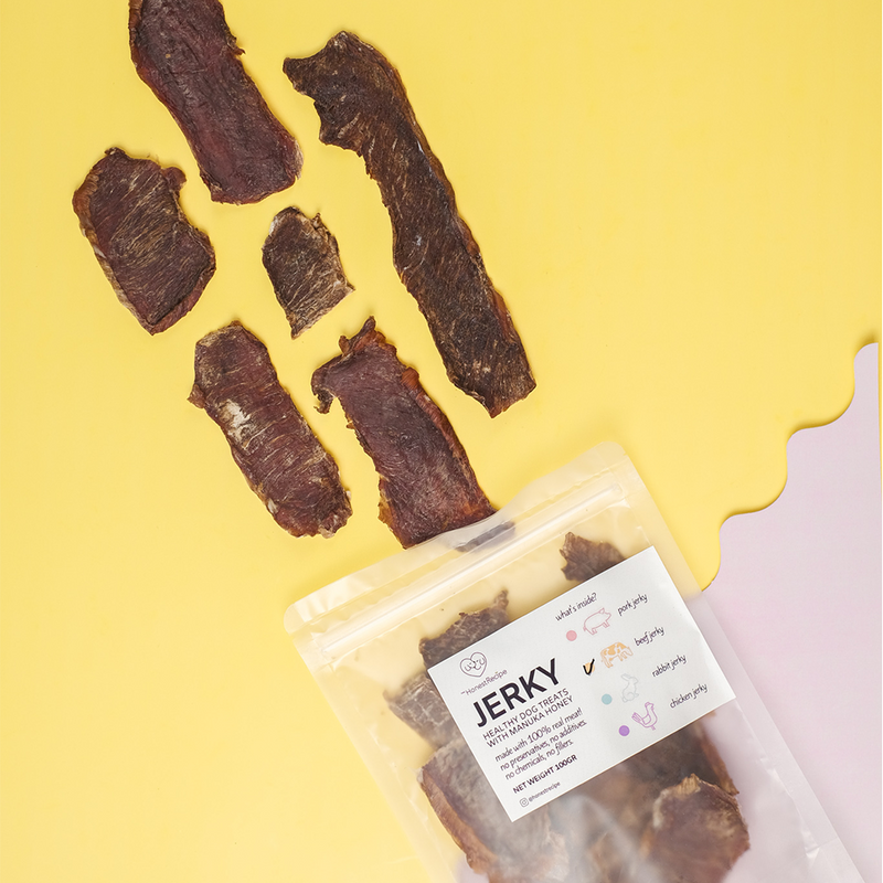 Beef Jerky With Manuka Honey Healthy Dog Treats