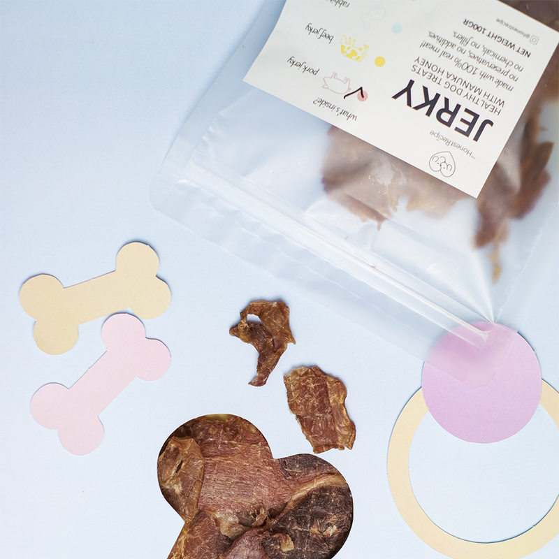 Pork Jerky With Manuka Honey Healthy Dog Treats