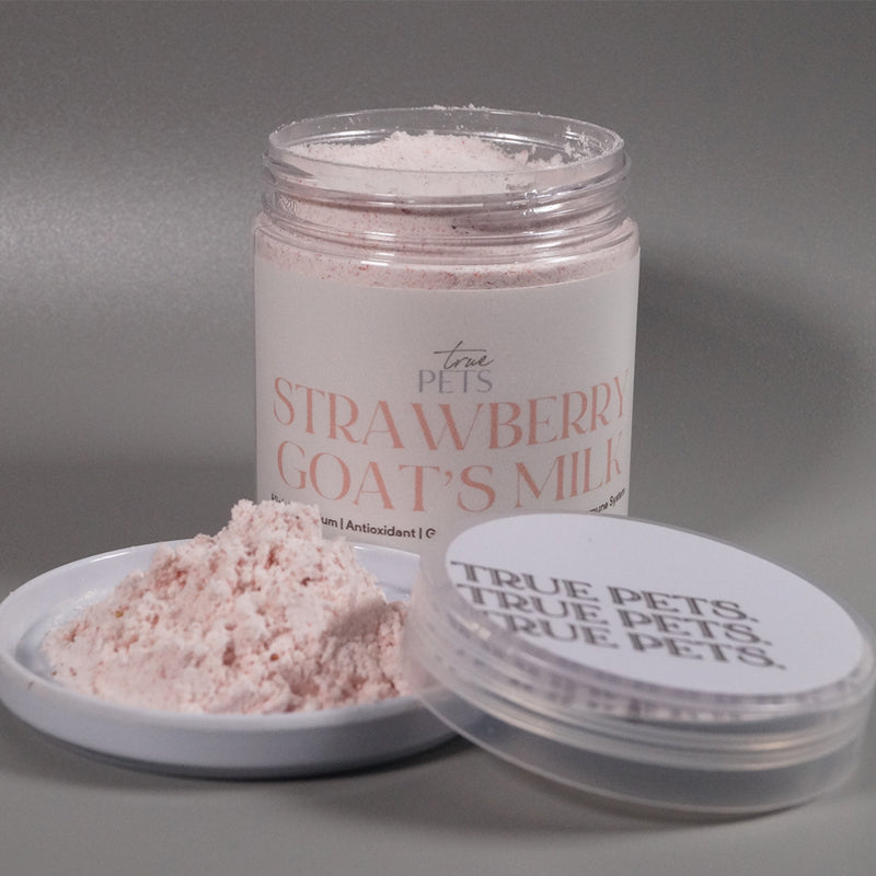 Freeze-Dried Strawberry Goat's Milk Powder For Dogs and Cats