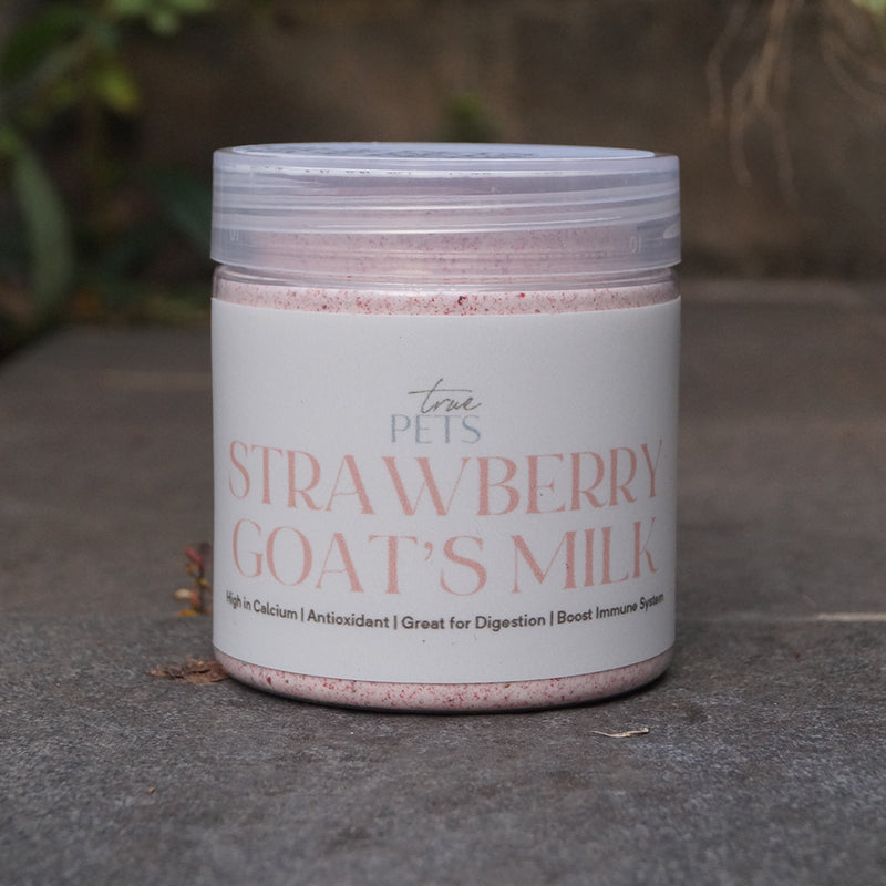 Freeze-Dried Strawberry Goat's Milk Powder For Dogs and Cats