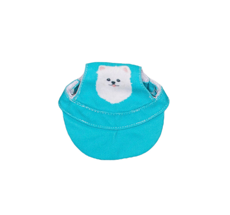 White Pomeranian Hat Pet Apparel