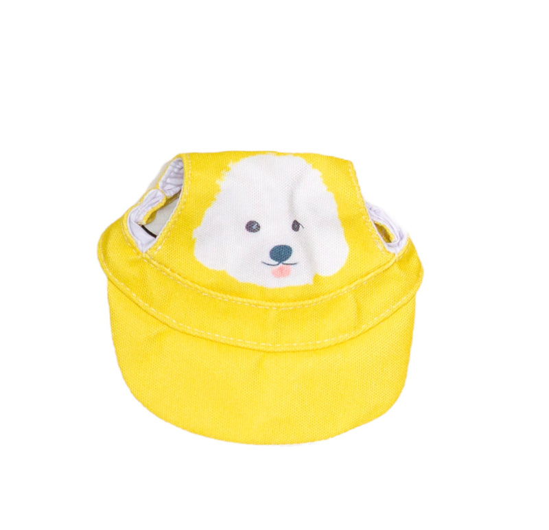 White Poodle Hat Pet Apparel