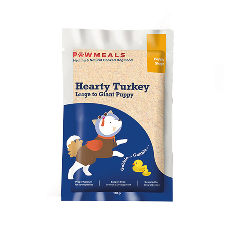 Hearty Turkey  Cooked Dog Food - Large To Giant Puppy