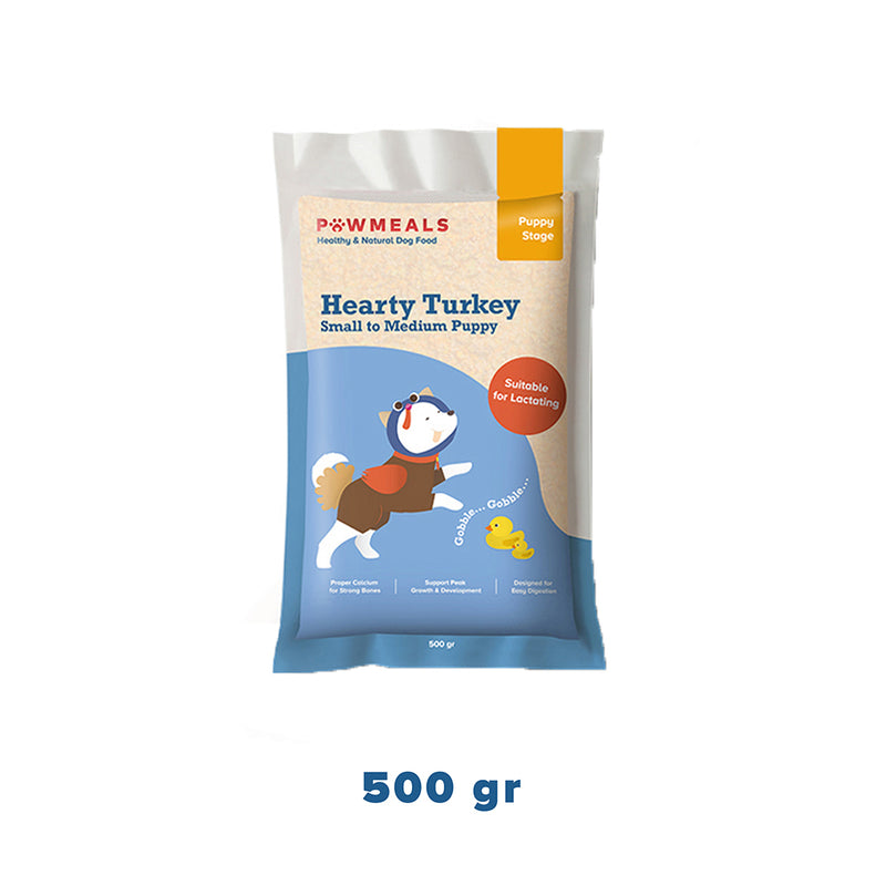Hearty Turkey  Cooked Dog Food - Small To Medium Puppy
