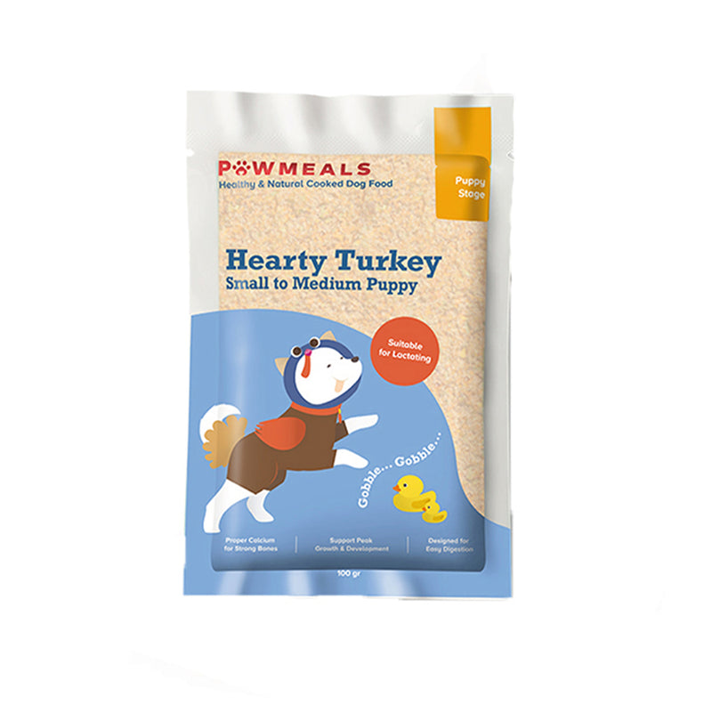 Hearty Turkey  Cooked Dog Food - Small To Medium Puppy