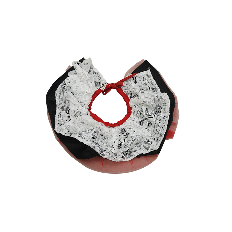 Red Tutu Mini Ribbon Bib For Pets