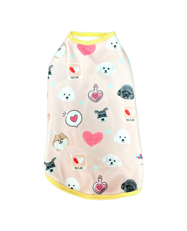 Mix Doggy Valentine Pet Tank Clothes