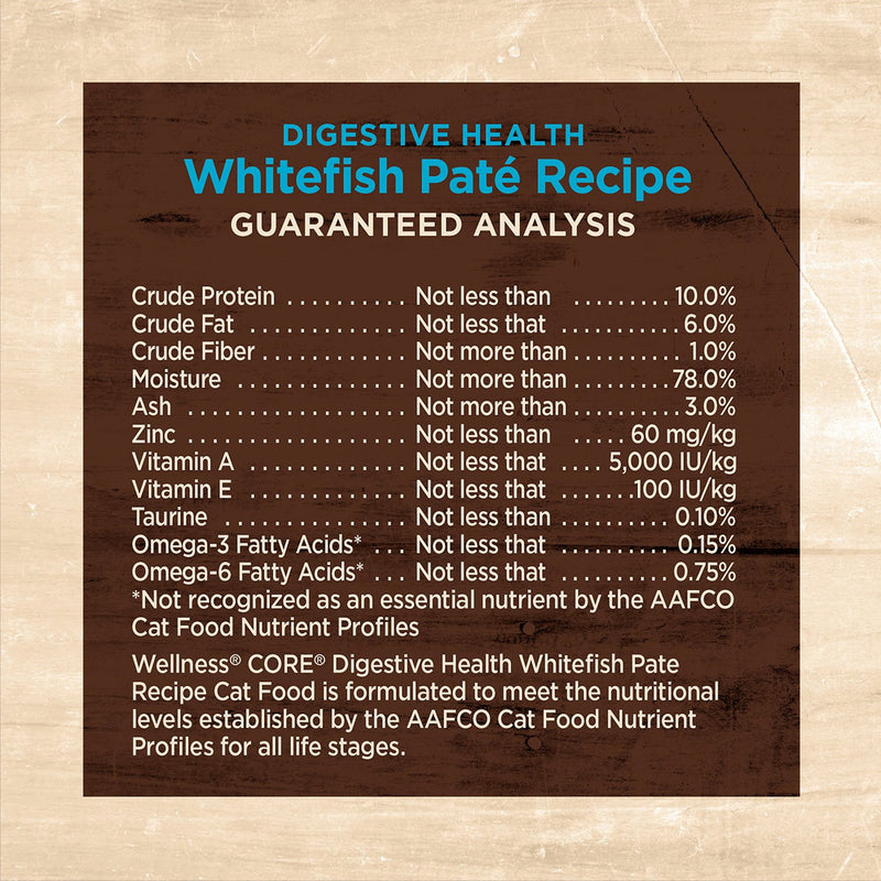 Core Digestive Health Whitefish Pate Recipe Grain-Free Canned Cat Food