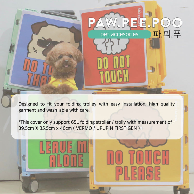 Dog trolley covers top