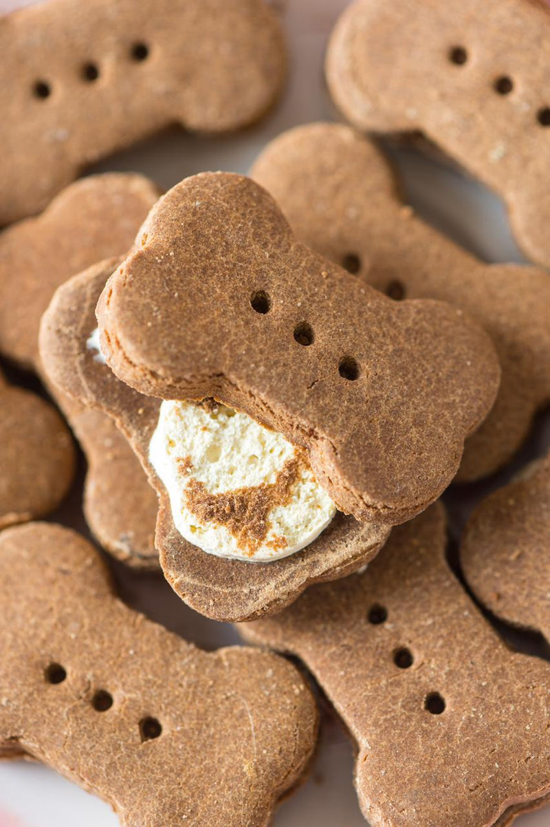 Tiramisu Dog Cookies Sandwich Dog Treats