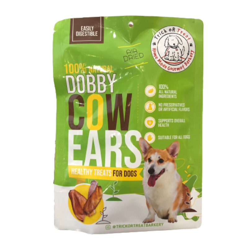 Air Dried Whole Cow Ears Dog Treats