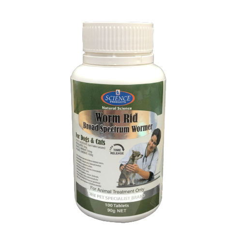 Worm Rid Broad Spectrum Wormer for Dogs and Cats - per tablet