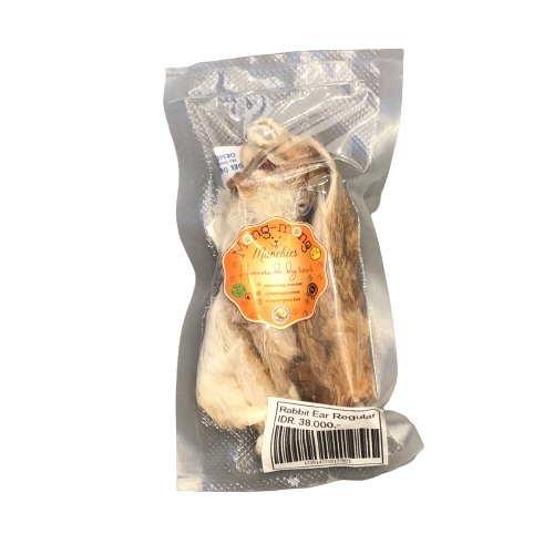 Rabbit Ear With Fur Dog Treats