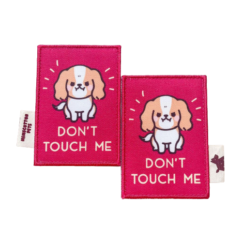 Warning Patch Dog Leash Sticker