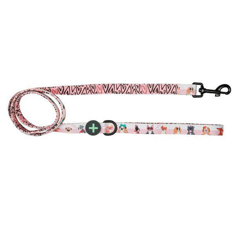 Reversible Dog Leash - Puppy Love