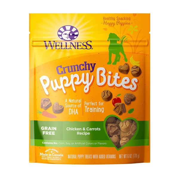 Complete Health Puppy Bites Crunchy Chicken & Carrots Recipe Grain-Free Dog Treats