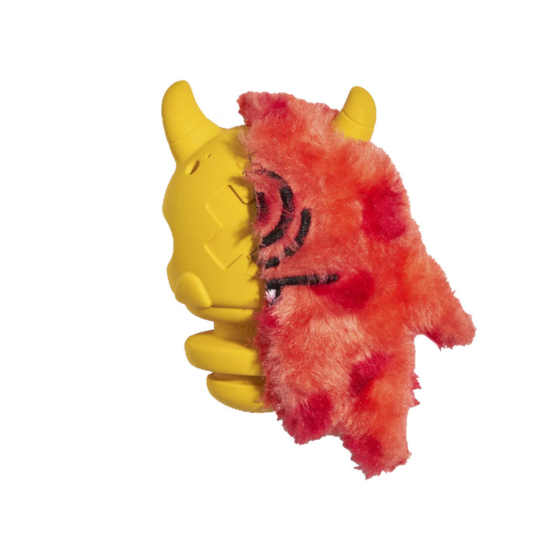 Cyclops Rubber With Plush Layer Dog Toy