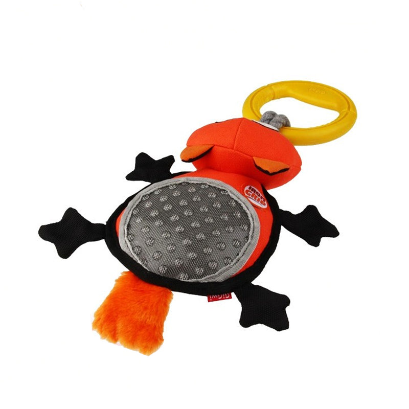 Iron Grip Plush Tug With TPR Handle - Fox Dog Toy