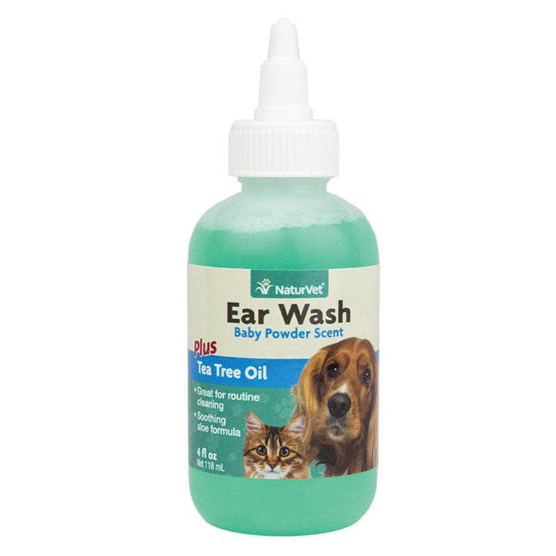 Ear Wash w/Tea Tree Oil (Aloe & Baby Powder Scented)