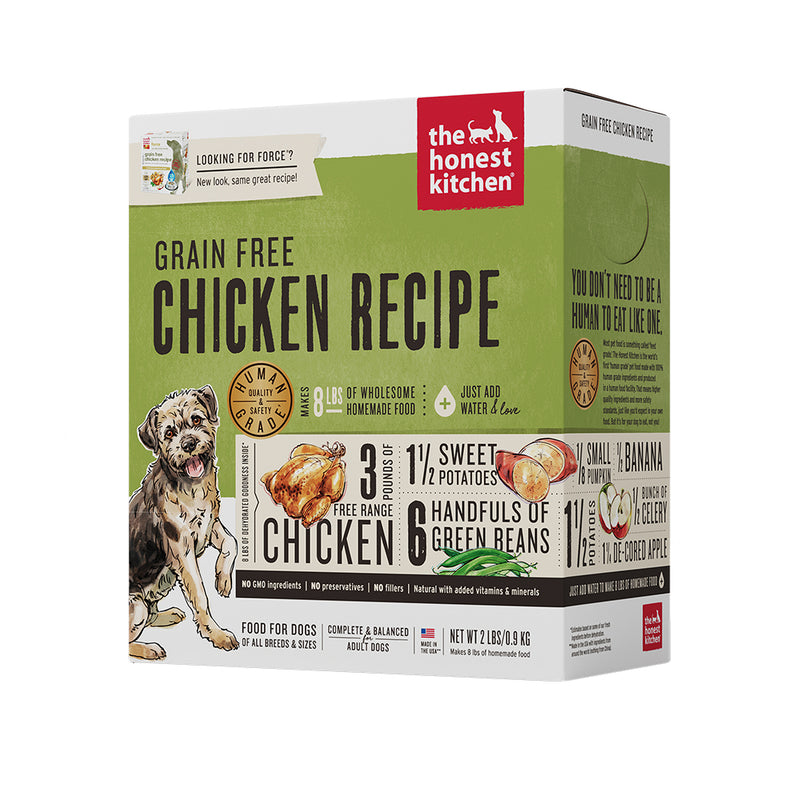 Grain-Free Chicken Recipe Dehydrated Dog Food