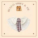 White Shirt Bib For Pets