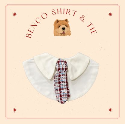 White Shirt Bib For Pets