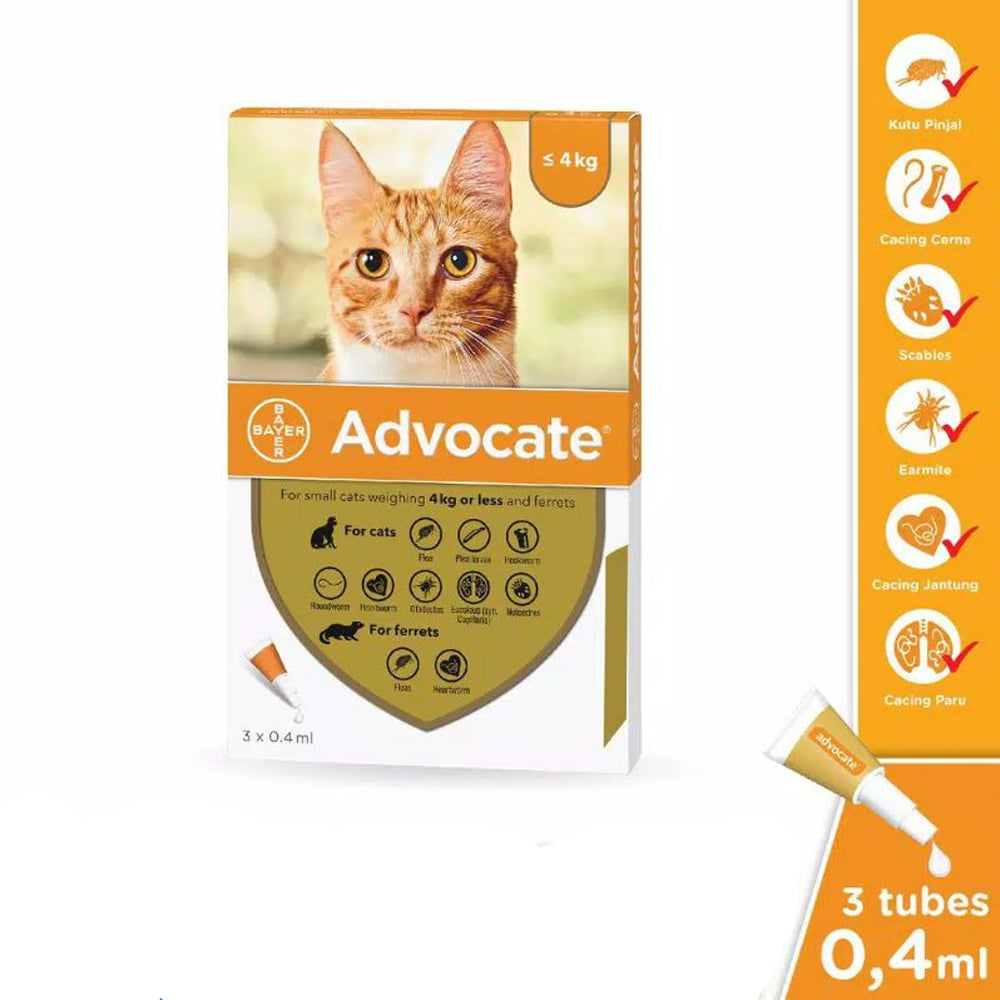 Advocate Spot on Solution for Cats 0 4 ml
