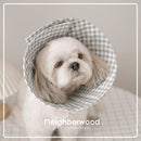Brown Gingham Pet Cone