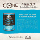 CORE Whitefish, Salmon, Herring Formula Grain-Free Canned Dog Food