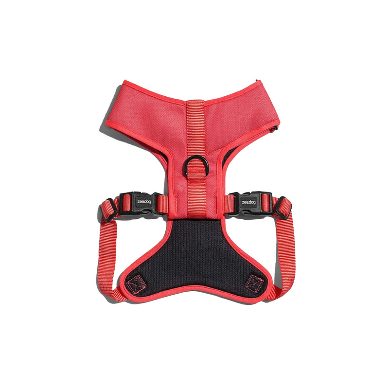 Neon Coral Adjustable Air Mesh Plus Harness