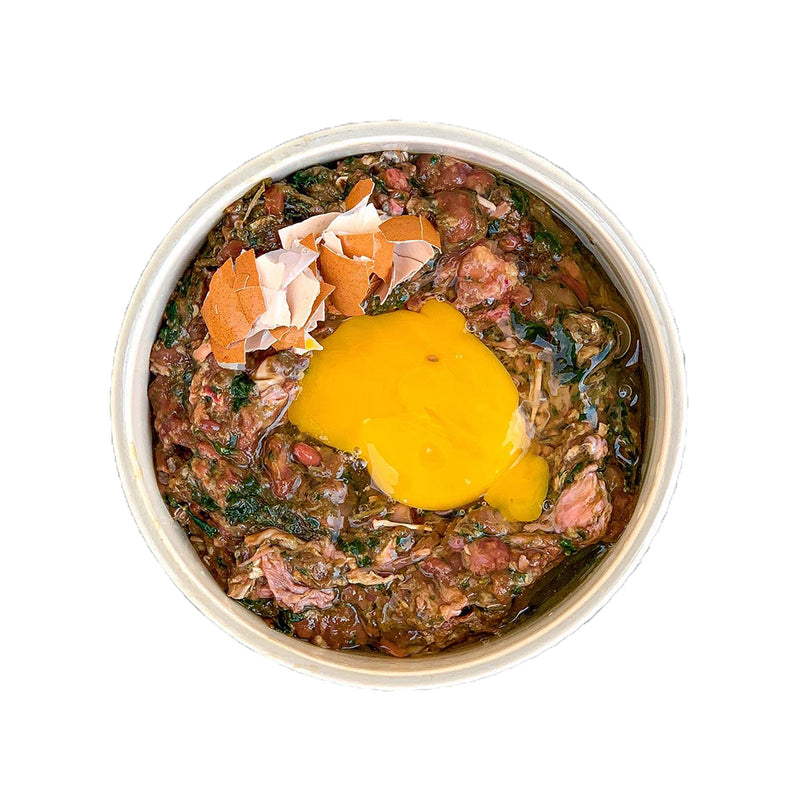 Chicken Kampoeng with Offals and Organic Swiss Chard Raw Dog Food