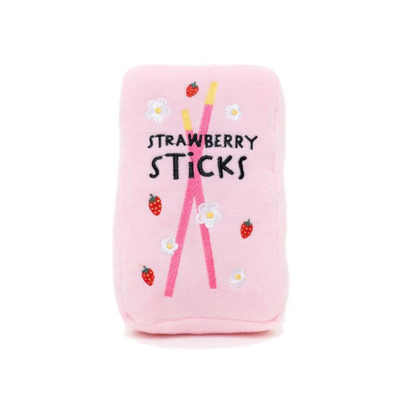 Hide N Seek - Strawberry Pawky Sticks Dog Toy