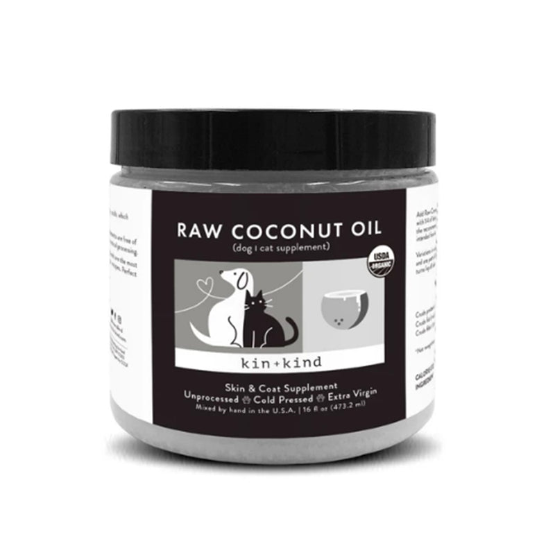 Raw Coconut Oil Skin And Coat Dog Cat Supplement