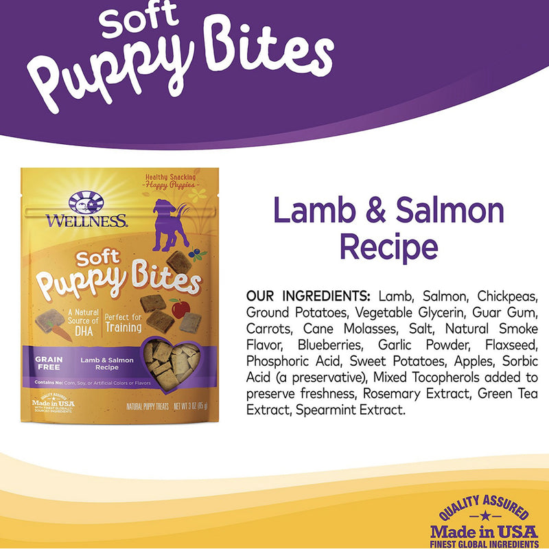 Complete Health Puppy Bites Soft Lamb & Salmon Recipe Grain Free Dog Treats