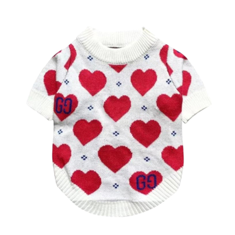 Poochi Hearts Love Dog Sweater