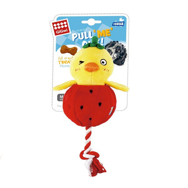 Foodie Ord with Squeaker Inside - Chick Dog Toy