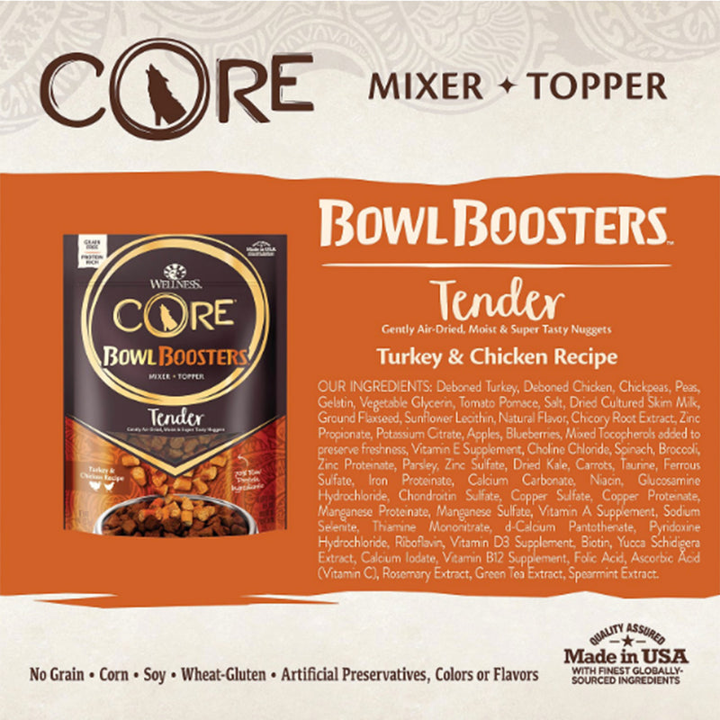 CORE Bowl Boosters Tender Turkey & Chicken Recipe Mixer or Topper Dog Food